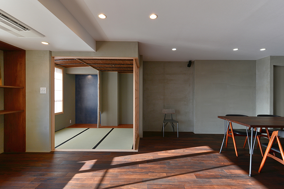 眺めの良いマンションの一室リノベーション「スナオなデザイン、正直な家づくり」安田工務店